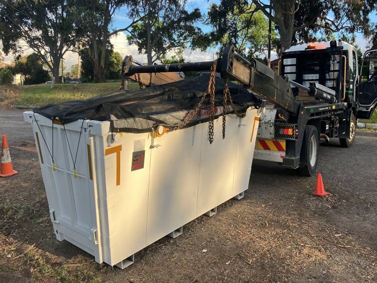 Skip Bin Full Of Rubbish